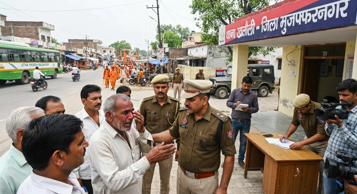 Kanwar Yatra me do bhaiyon ki maut par bada action scooter driver par darj hua mamla
