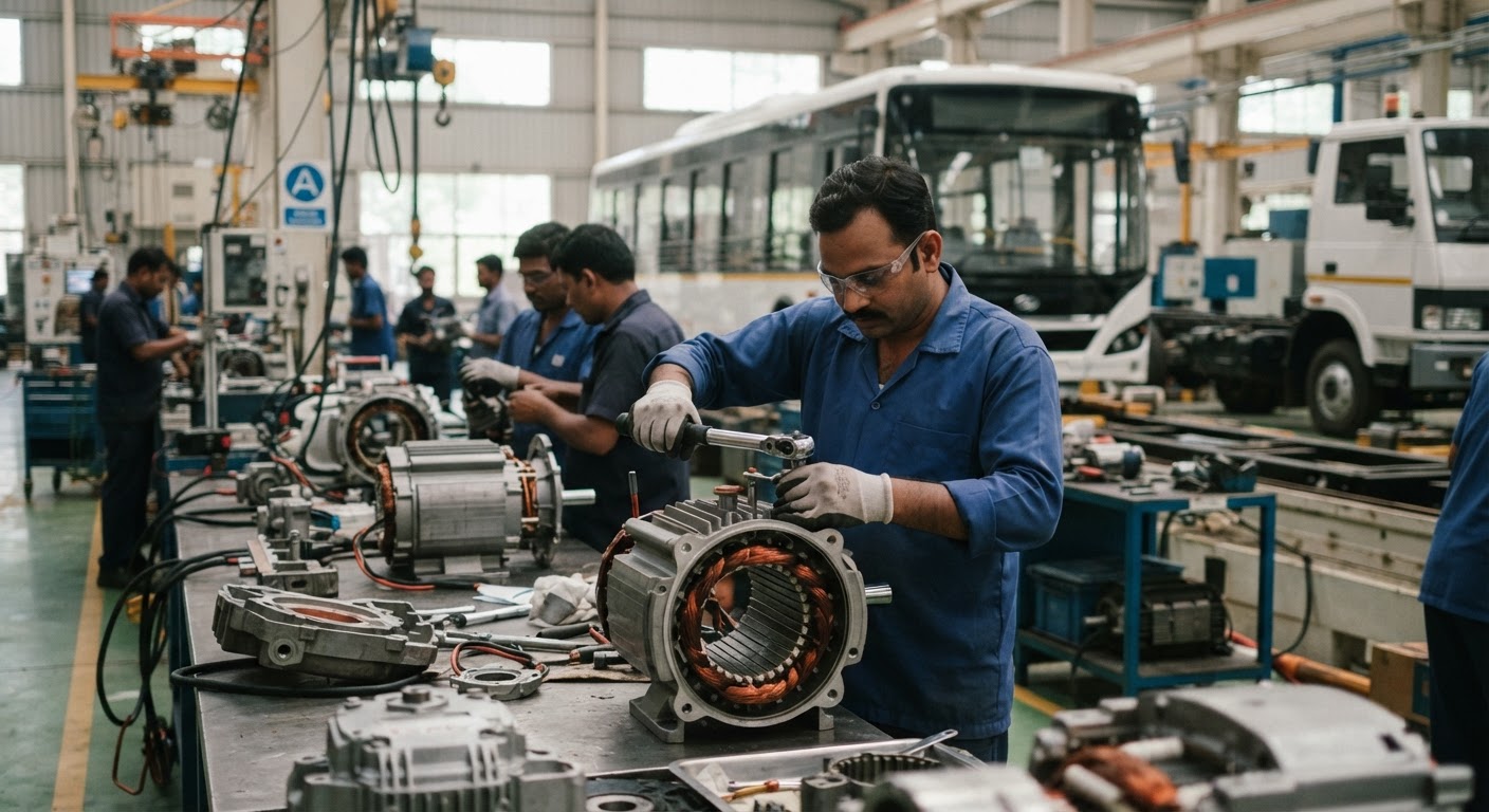 Electric बस और ट्रक बनाने वाली कंपनियों के लिए सरकार ने बदले नियम अब भारत में ही बनेगा सब कुछ